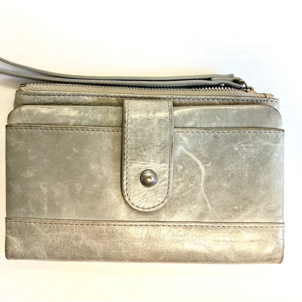 Gray HOBO Wristlet wallet